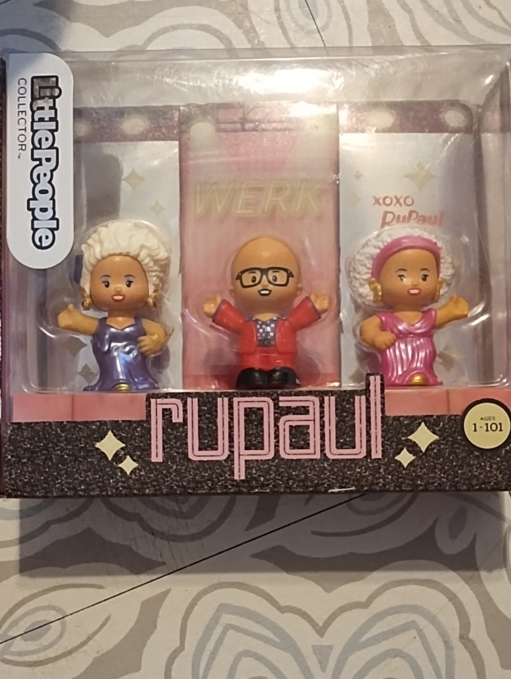 RuPaul Collector Set LGBTQ Toys Little People Play Fisher-Price Adults Fashion